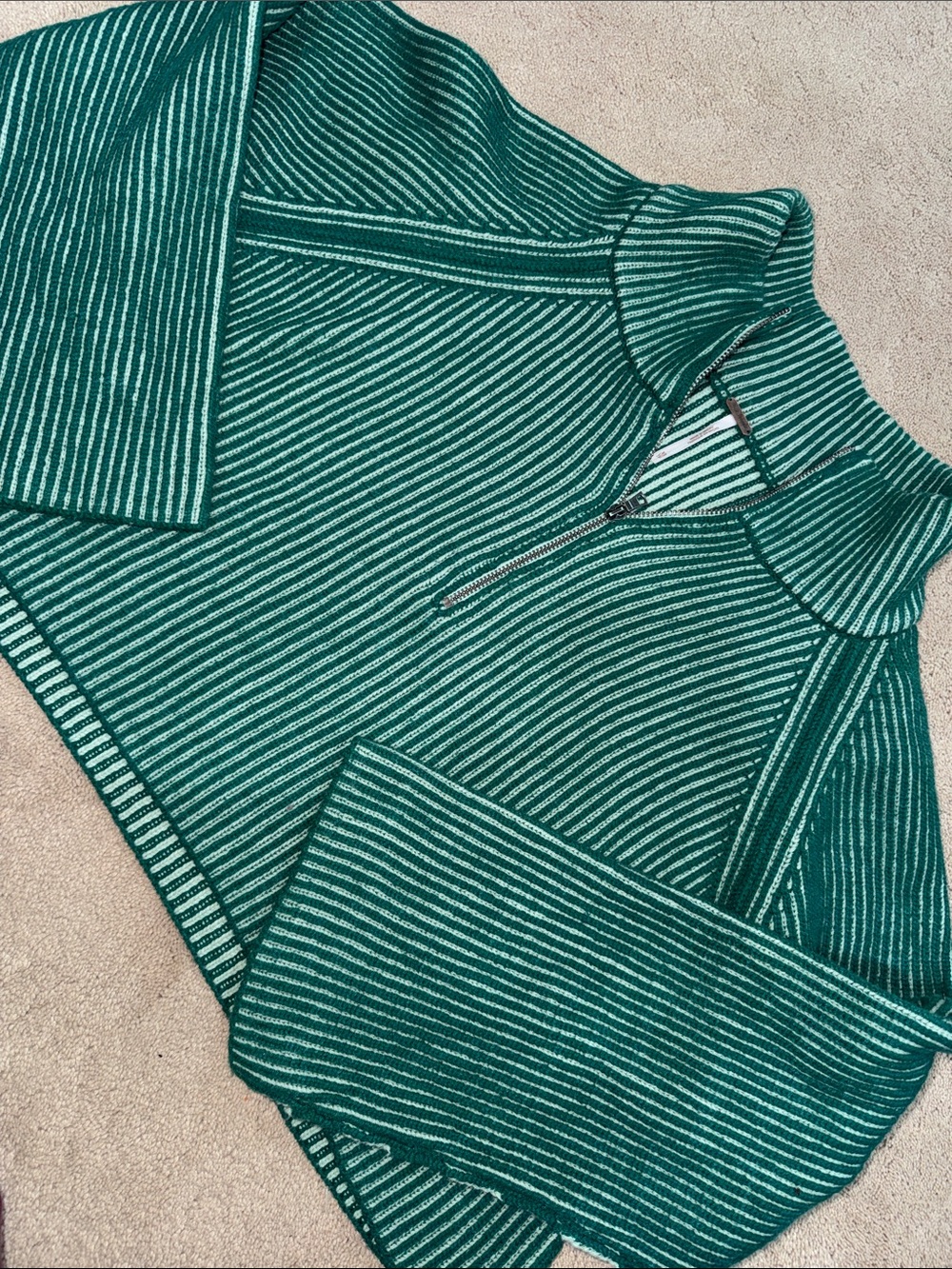 Free People Greta Halfzip - XS - Oversized - Crop